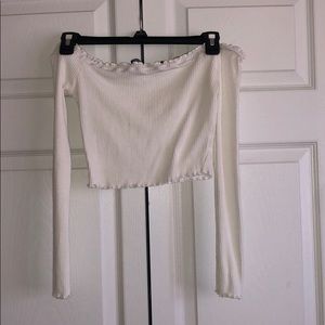 Akira Off the shoulder crop top